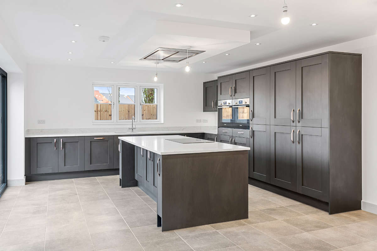 New Build showing kitchen